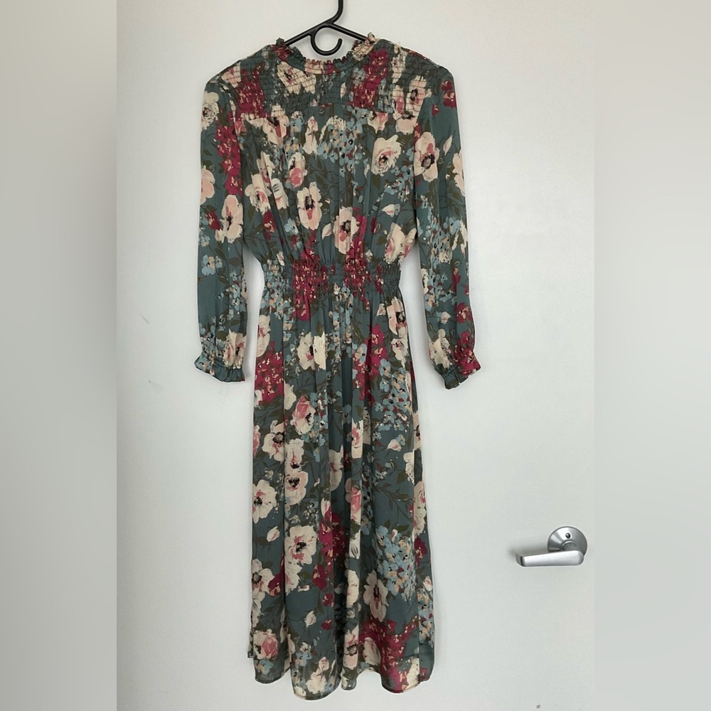 Midi Zara dress with flowers